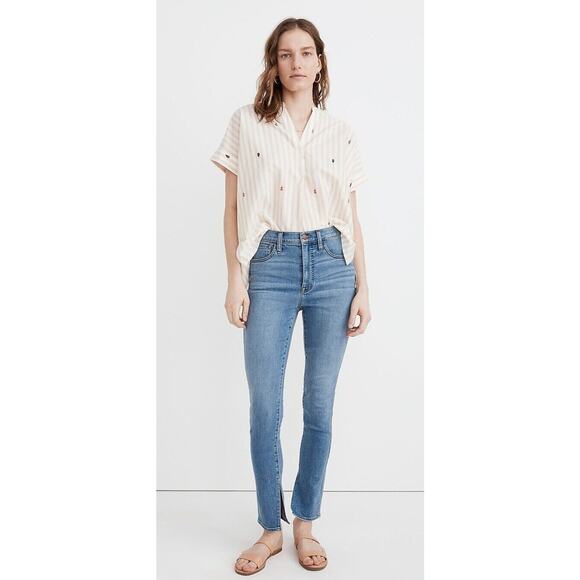Madewell 10" High-Rise Roadtripper Authentic Jeans in Minford Wash size 28 MC484 - Picture 1 of 10